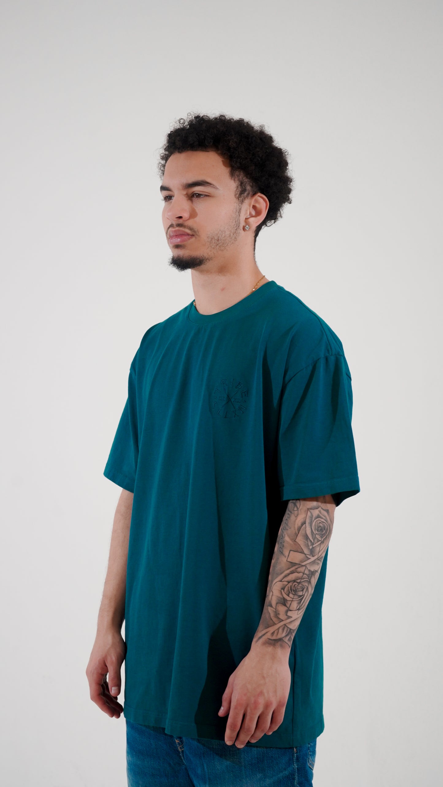 Essence Oversized Tee - Jade