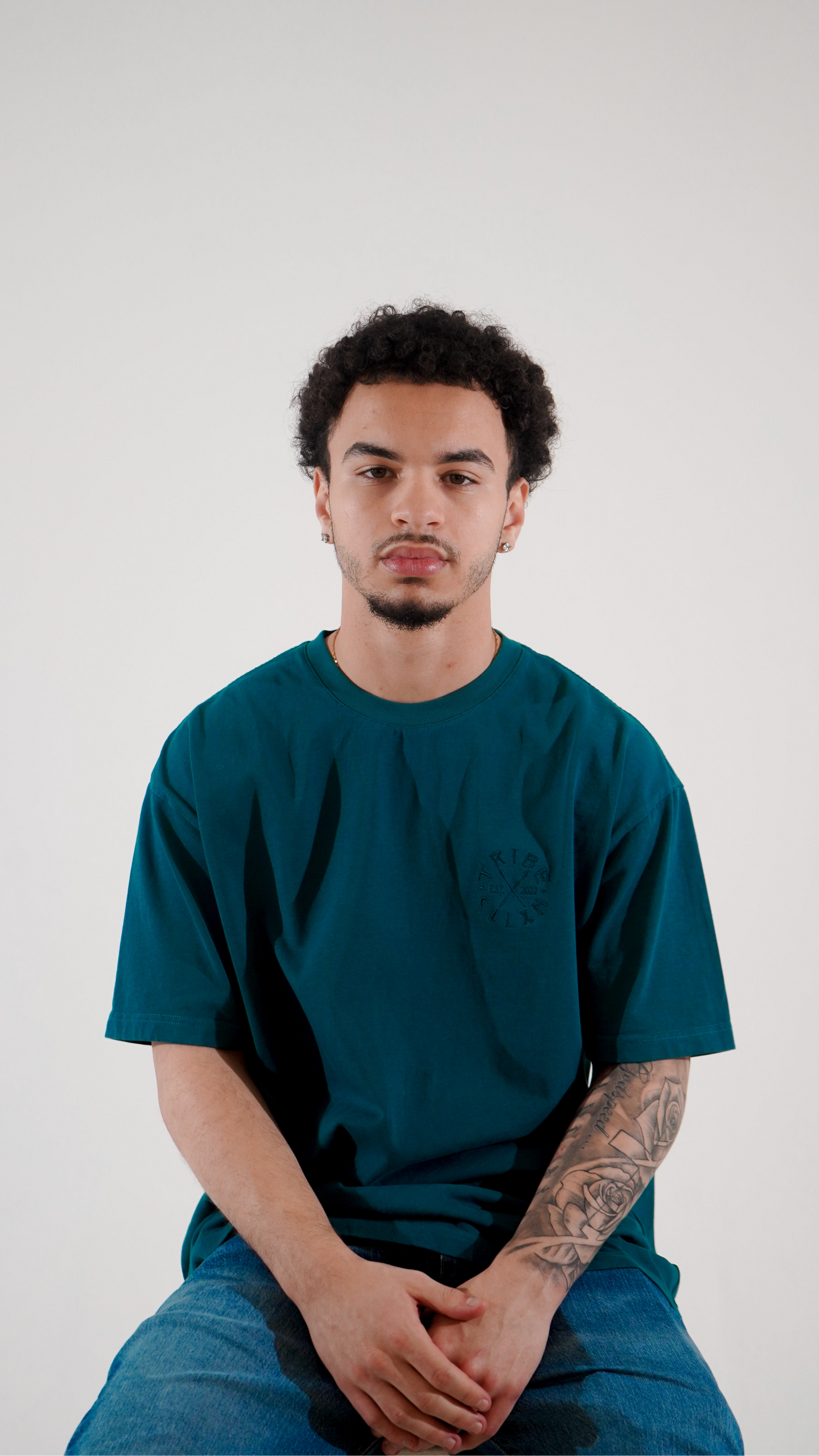 Essence Oversized Tee - Jade