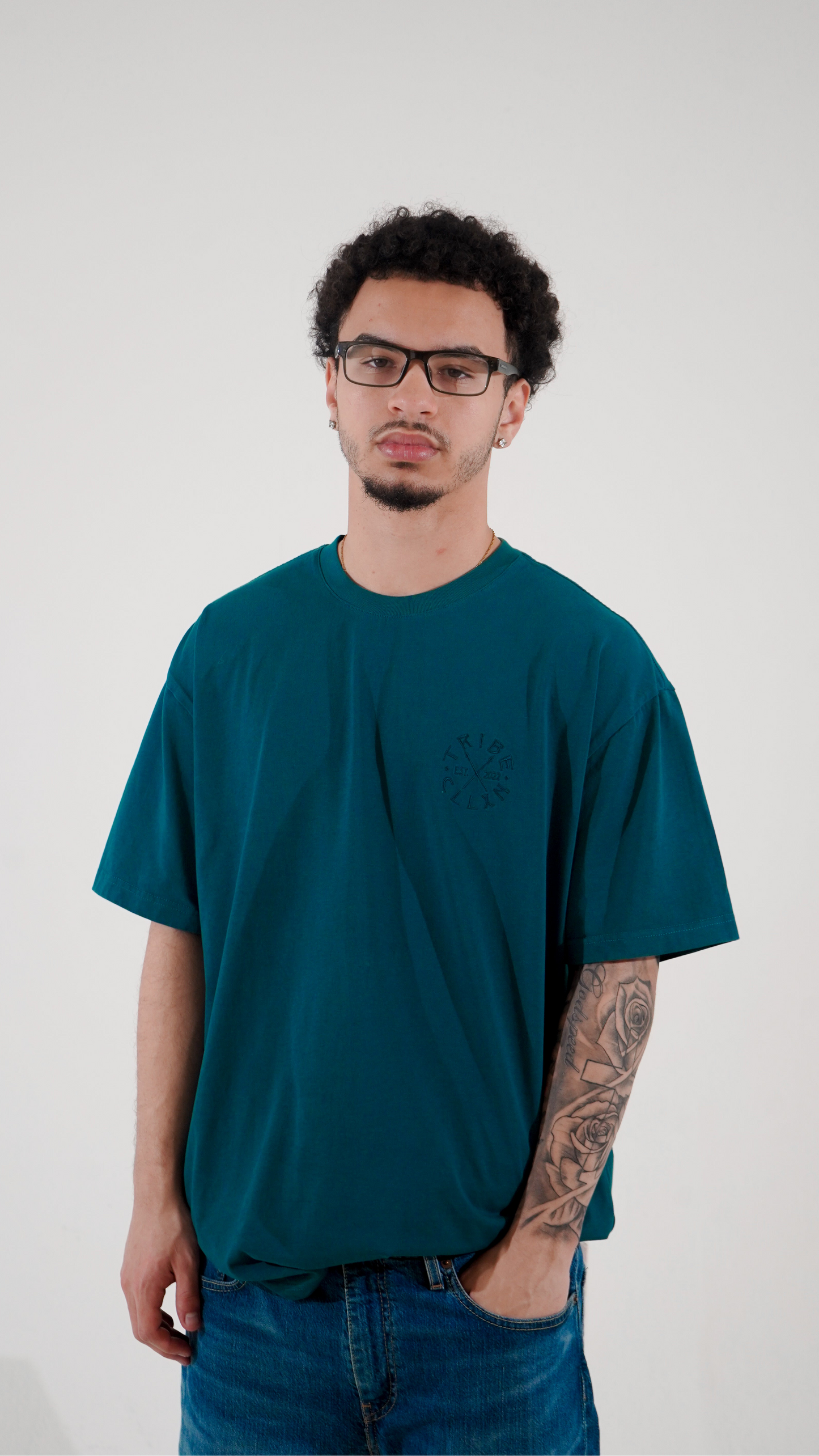 Essence Oversized Tee - Jade