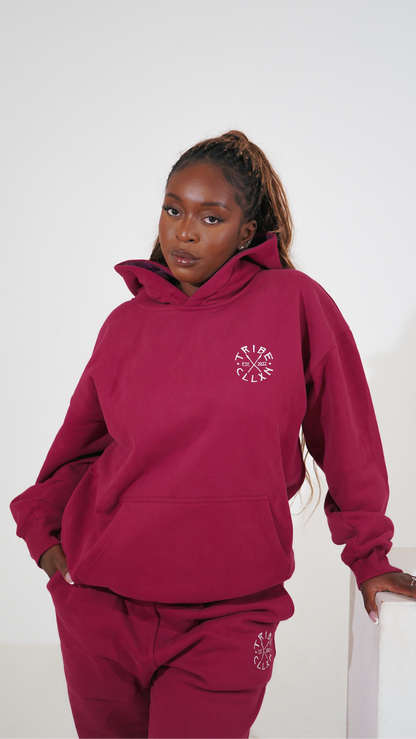 Essence Tracksuit Hoodie - Azalea