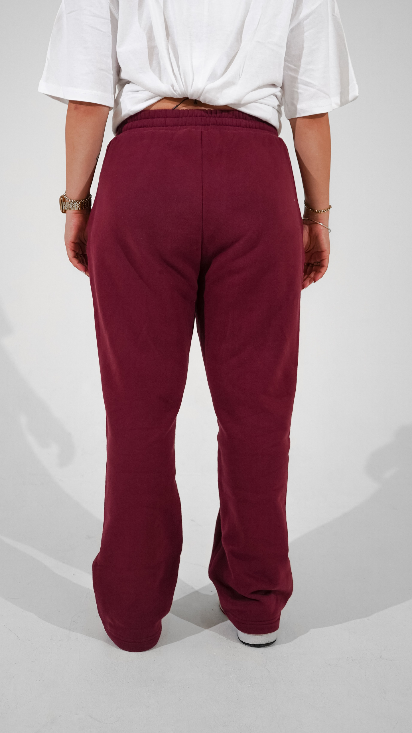Essence Tracksuit Bottoms - Rouge