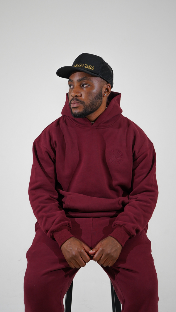 Essence Tracksuit Hoodie - Rouge