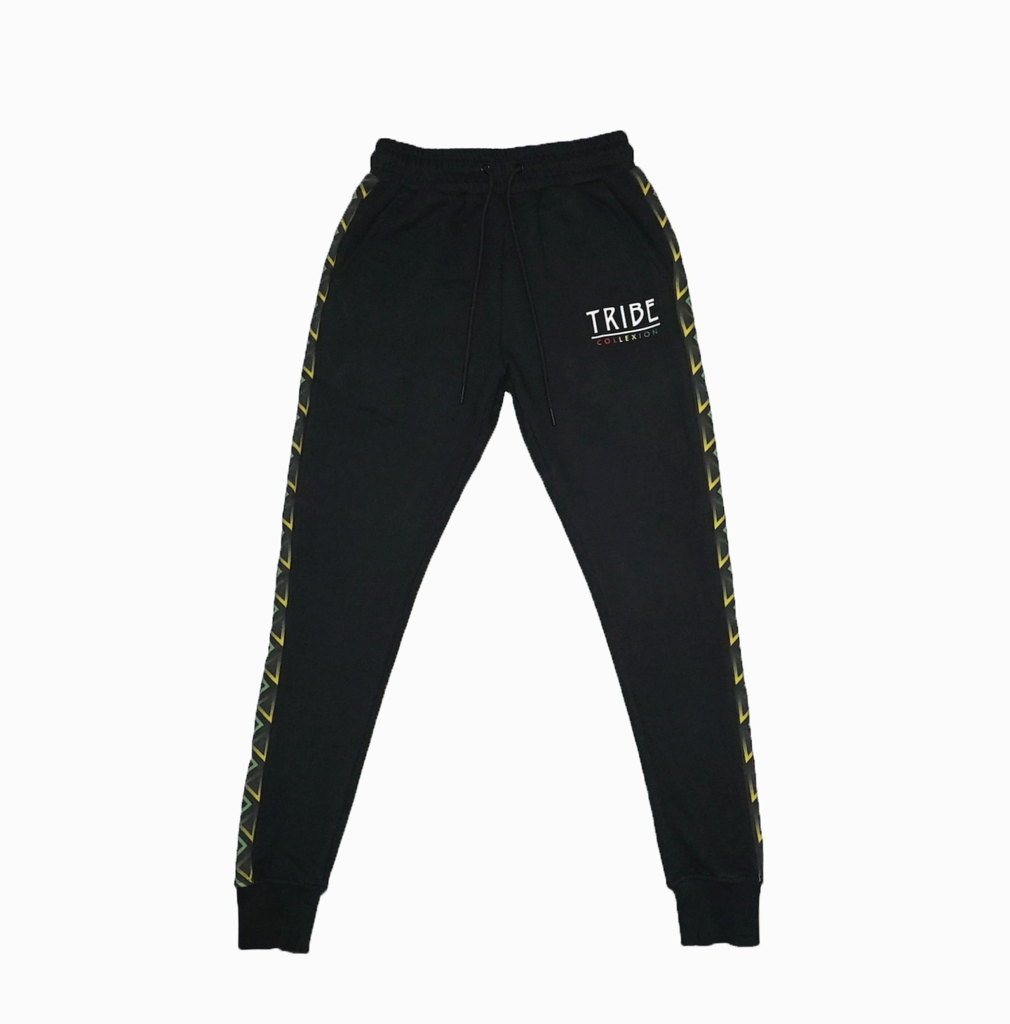 'Pride of Africa' Tracksuit Joggers - Black